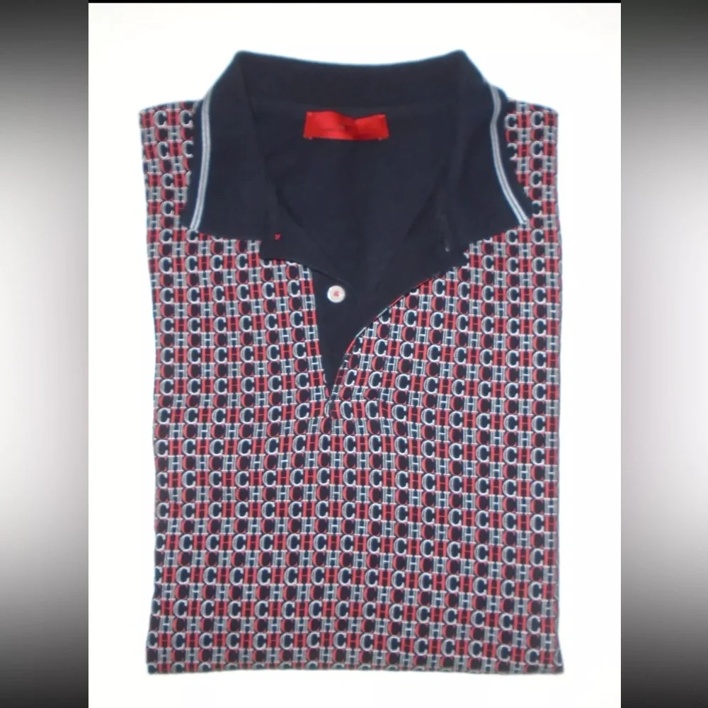 NWT’s Carolina Herrera Polo Shirt Men’s Size Medium - Picture 2 of 8
